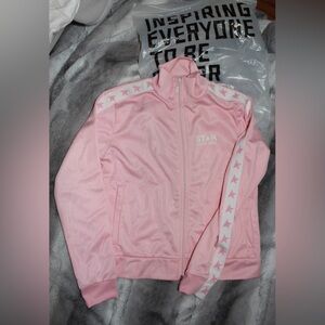 Pink Golden Goose Kid’s Track Jacket